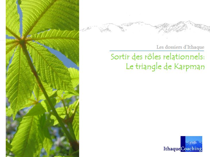 Ebook gratuit: le triangle de Karpman