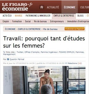 l'excès d'études/conseils concernant les femmes au travail est-il une bonne chose?