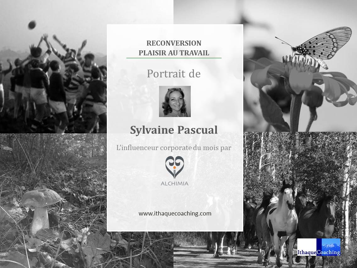 Sylvaine Pascual, influenceur corporate (reconversion, plaisir au travail), un portrait réalisé par Alchimia